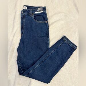 Abercrombie & Fitch Dark Blue Skinny Jeans Size 31 Womens 12 New Without Tags